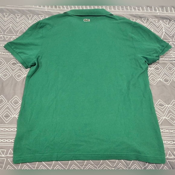 Lacoste Logo Green Polo Size Large - Picture 7 of 7